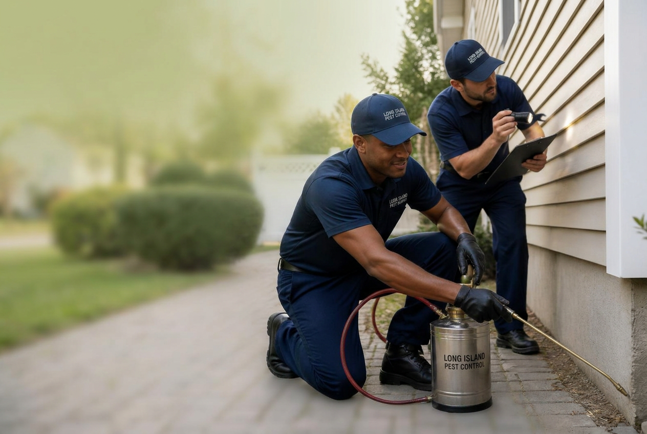 Long Island residential home protected by Bobby Bugs pest control